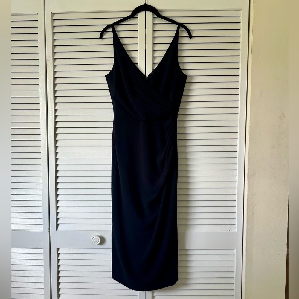 Dress the Population Black Midi Dress